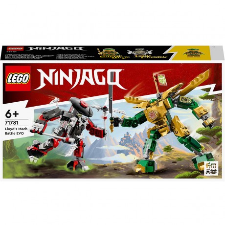 LEGO LEGO Ninjago 71781 Lloyds Mech-Duell EVO LEGO Ninjago 71781 Дуэль роботов Ллойда EVO
