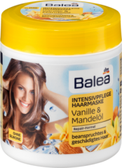 Balea (Балеа) Intensivpflege Haarmaske Vanille &amp; Mande Интенсивный уход Маска для волос ваниль и Миндаль	, 300 мл
