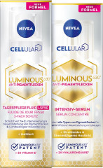 NIVEA Cellular Luminous630 Vorteilsset Tagespflege SPF 50 + Intensiv-Serum, 70 ml, Нивеа Набор против пигментных пятен, Luminous630, дневной крем SPF 50 и сыворотка, 70 мл
