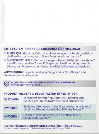 NIVEA Q10 Anti-Falten Porenverfeinerung Extra leichte Tagespflege, 50 ml, Нивеа дневной крем SPF 15 коэнзим Q10, алоэ вера, креатин против морщин 50 мл
