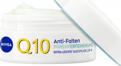 NIVEA Q10 Anti-Falten Porenverfeinerung Extra leichte Tagespflege, 50 ml, Нивеа дневной крем SPF 15 коэнзим Q10, алоэ вера, креатин против морщин 50 мл