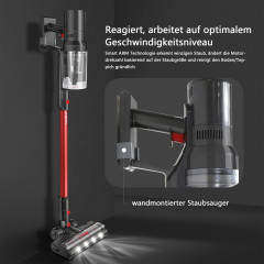 iceagle iceagle Akku-Stielstaubsauger Akku Staubsauger, 4 in 1 Staubsauger kabellos V1, 27KPa Saugleistung, beutellos, Akku 22.2 V Rot Беспроводной пылесос Iceagle, беспроводной пылесос 4 в 1 V1, мощность всасывания 27 кПа, без мешка, аккумулятор 22,2 В