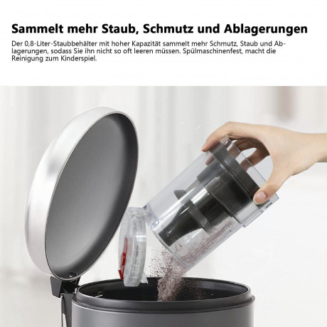 iceagle iceagle Akku-Stielstaubsauger Akku Staubsauger, 4 in 1 Staubsauger kabellos V1, 27KPa Saugleistung, beutellos, Akku 22.2 V Rot Беспроводной пылесос Iceagle, беспроводной пылесос 4 в 1 V1, мощность всасывания 27 кПа, без мешка, аккумулятор 22,2 В