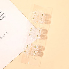 SOHO Lucca Mini Haarklammer Transparent мини-заколка для волос Lucca