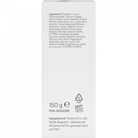 SEBAMED Seifenfreies Waschstuck, 150 g, Себамед Мыло без мыла, для чувствительной кожи, 150 г