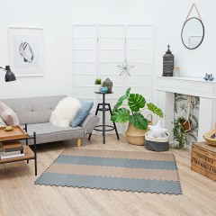 LittleTom Puzzlematte Uni Grau Braun 20 Teile Коврик-пазл Uni Grey Brown 20 деталей