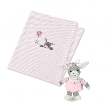 Sterntaler Baby Geschenk-Set Esel Emmi Girl 2-tlg. zartrosa Greiflinge Детский подарочный набор ослик Emmi Girl 2 шт. нежные розовые хватательные игрушки