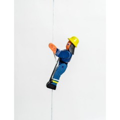 Holzspielzeug Kletterfigur Feuerwehrmann neu Деревянная игрушка альпинистская фигурка пожарный новинка
