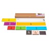 Wissner aktiv lernen Bruchrechensatz linear in 9 Farben fur die Tafel magnetisch (51 Teile) Линейные дроби в 9 цветах для магнитной доски (51 часть)
