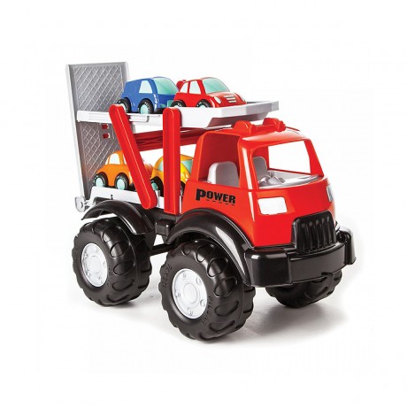 Autotransporter 06516 Laderampe vier kleine Autos Spielzeugautos Автовоз 06516 погрузочная рампа четыре маленькие машинки игрушечные машинки