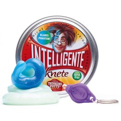 TrendBuzz Intelligente Knete: Blaues Phantom inkl. Schwarzlicht-Lampe Интеллектуальная замазка: синий фантом с лампой черного света
