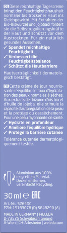 WELEDA Iris Tagespflege Bio-Iris, 30 ml, Питательный дневной крем Iris с органическим ирисом для нормальной и сухой кожи, 30 мл