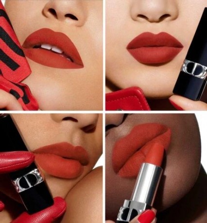 DIOR ROUGE DIOR Kollektion nachfüllbarer Lippenstifte Коллекция многоразовых помад, Цвета от кутюр и цветочный уход за губами, 5 шт.
