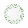 Gmundner Keramik Gmundner Keramik Grungeflammt Kaffee-Untertasse Gourmet d: 16 cm Gmundner Ceramics Кофейное блюдце с зеленым пламенем Gourmet d: 16 см