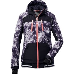 killtec Skijacke KSW 48 GRLS SKI JCKT mit Kapuze fur Madchen (recycelt) KSW 48 GRLS SKI JCKT лыжная куртка с капюшоном для девочек (переработанная)