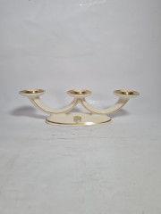 Подсвечник винтажный Limburg Dom Keramik на 3 свечи, фарфор, 27.5 см, Германия, 1970-80гг.