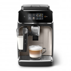 Philips Philips Kaffeevollautomat EP2336/40 2300 Series, 4 Kaffeespezialitaten, mit LatteGo-Milchsystem, Schwarz verchromt Полностью автоматическая кофемашина Philips EP2336/40 серии 2300, 4 сорта кофе, с молочной системой LatteGo, отделка ерным хромом