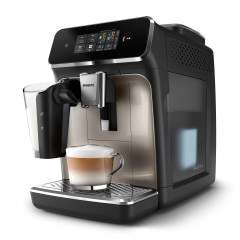 Philips Philips Kaffeevollautomat EP2336/40 2300 Series, 4 Kaffeespezialitaten, mit LatteGo-Milchsystem, Schwarz verchromt Полностью автоматическая кофемашина Philips EP2336/40 серии 2300, 4 сорта кофе, с молочной системой LatteGo, отделка ерным хромом