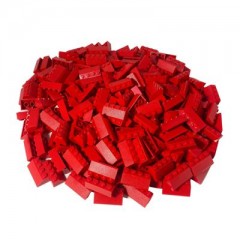 LEGO LEGO 2x4 Dachsteine Rot - 250 Stueck - Red 3037 NEU Черепица LEGO 2x4 красная - 250 штук - Красный 3037 НОВИНКА