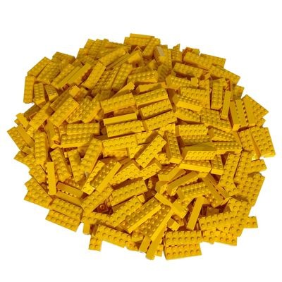 LEGO LEGO 2x6 Steine gelb - 500 Stuck - Yellow bicks 2456 LEGO 2x6 кирпичи желтые - 500 штук - Желтые кубики 2456