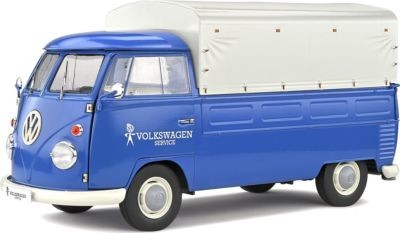 VW T1 Pritsche\/Plane blau 1:18 VW T1 бортовой/брезент синий 1:18