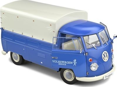VW T1 Pritsche\/Plane blau 1:18 VW T1 бортовой/брезент синий 1:18