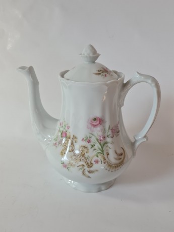 Mireille Фарфоровый заварочный чайник с цветочным рисунком, 25 см, Германия, 1950-60гг