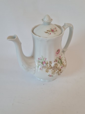 Mireille Фарфоровый заварочный чайник с цветочным рисунком, 25 см, Германия, 1950-60гг