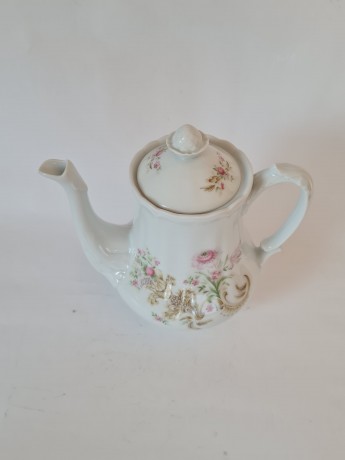 Mireille Фарфоровый заварочный чайник с цветочным рисунком, 25 см, Германия, 1950-60гг