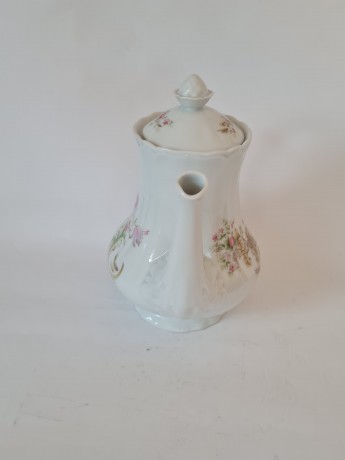 Mireille Фарфоровый заварочный чайник с цветочным рисунком, 25 см, Германия, 1950-60гг