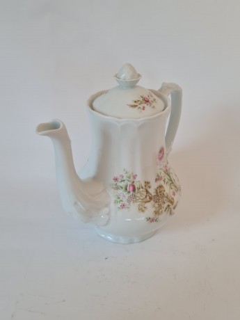 Mireille Фарфоровый заварочный чайник с цветочным рисунком, 25 см, Германия, 1950-60гг