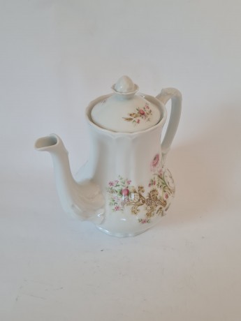 Mireille Фарфоровый заварочный чайник с цветочным рисунком, 25 см, Германия, 1950-60гг