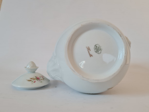 Mireille Фарфоровый заварочный чайник с цветочным рисунком, 25 см, Германия, 1950-60гг