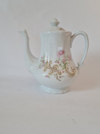 Mireille Фарфоровый заварочный чайник с цветочным рисунком, 25 см, Германия, 1950-60гг