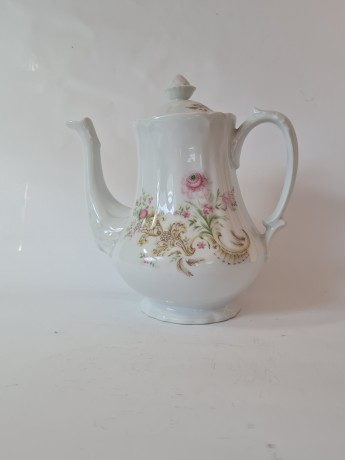 Mireille Фарфоровый заварочный чайник с цветочным рисунком, 25 см, Германия, 1950-60гг