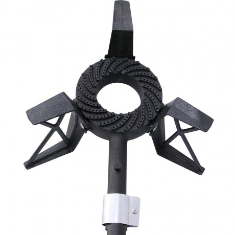 Mucola Mucola Gaskocher Hockerkocher 3 Bein Gaskocher Gasbrenner Campingkocher Gusseisen Stahl, (Premium-Gaskocher), regulierbar  Газовая плита Mucola, табурет, плита, газовая плита на 3 ножках, газовая горелка, походная плита, чугунная сталь, (газовая пл