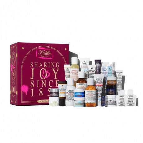 Kiehl's Adventskalender 2025 Адвент-календарь ограниченного выпуска с 24 средствами по уходу за кожей для женщин и мужчин