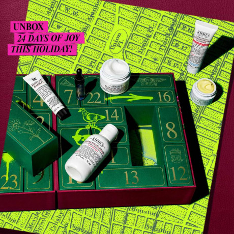 Kiehl's Adventskalender 2025 Адвент-календарь ограниченного выпуска с 24 средствами по уходу за кожей для женщин и мужчин