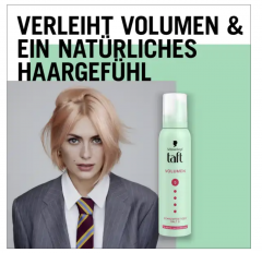 Taft Schaumfestiger Volumen, Мусс для объемной укладки волос, 150мл