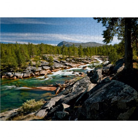 CALVENDO Puzzle CALVENDO Puzzle Weite Nadelwalder und raue Flusse Пазл CALVENDO Puzzle Широкие хвойные леса и бурные реки