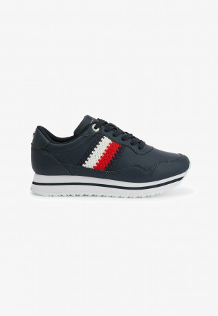 Tommy Hilfiger SIGNATURE TAPE Trainers desert sky ПОДПИСНАЯ ЛЕНТА Кроссовки небо пустыни