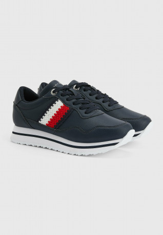 Tommy Hilfiger SIGNATURE TAPE Trainers desert sky ПОДПИСНАЯ ЛЕНТА Кроссовки небо пустыни