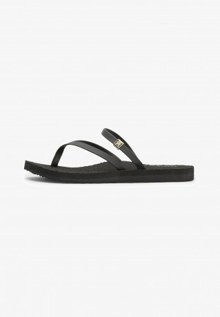 Tommy Hilfiger TH MONOGRAM STRAPPY  T-bar sandals black TH MONOGRAM STRAPPY Сандалии с Т-образной перемычкой черный
