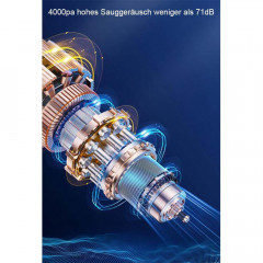 TUABUR TUABUR Akku-Handstaubsauger Kabelloser, wiederaufladbarer tragbarer Handstaubsauger mit 5500 PA, Ausgestattet mit 3000-mA-Akku, 3-in-1-Multifunktions-Handstaubsauger, Geeignet fur Autos, Wohnungen und Buros Schwarz Беспроводной ручной пылесос TUABU