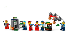 Lego Bankuberfall mit Verfolgungsjagd Ограбление банка с погоней