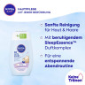 NIVEA BABY Gute Nacht Bad & Shampoo, 200 ml, Нивеа Детский шампунь и гель для купания, миндальное масло, без слёз, расслабляющий, 200 мл
