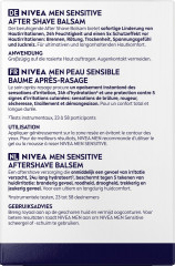 NIVEA MEN Sensitive Aftershave Balsam Real Madrid Limited Edition, 100 ml, Нивеа Мужской бальзам после бритья, экстракт ромашки и витамин E, для чувствительной кожи, 0% спирта, 100 мл