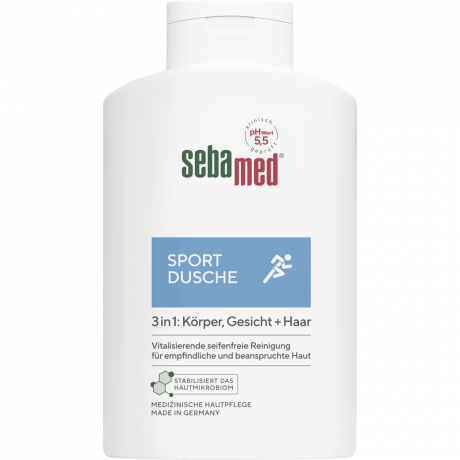 SEBAMED Sportdusche, 400 ml, Себамед Гель для душа спорт, освежающий, для чувствительной кожи, 400 мл