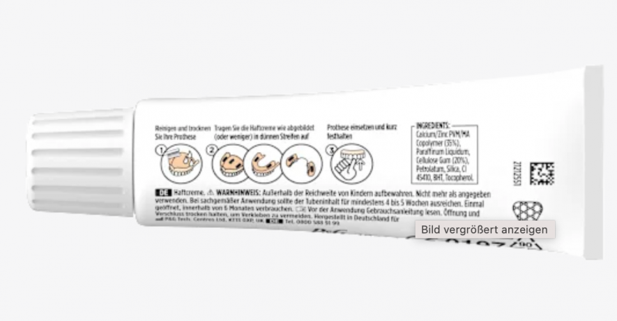 Blend-a-dent Plus 40g x 5st, Крем для фиксации зубных протезов (Германия), длительная и прочная фиксация, нейтральный вкус, для полных и частичных протезов мощность , 40 г x 5 штук 