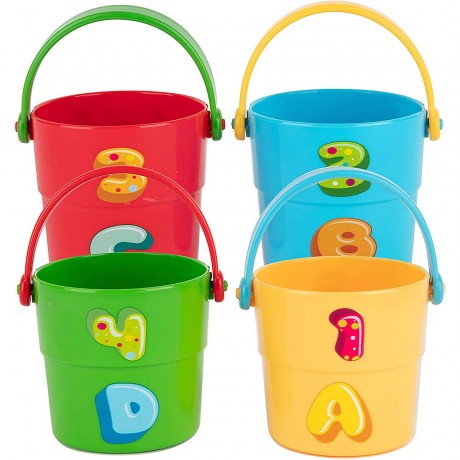 Edushape frohlich-gesichtige Stapler-Eimer ковши штабелеукладчика со счастливым лицом